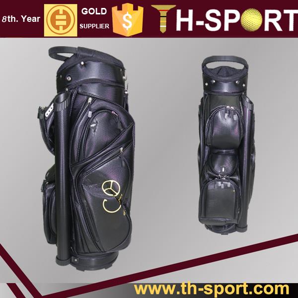 High-end Quality Custom Logo and Design PU Golf Cart Bag OEM