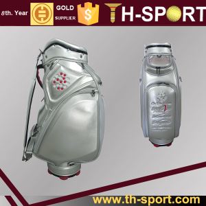 PU/Synthetic Leather Customized Logo and Pattern Classic Design Golf Staff Bag OEM