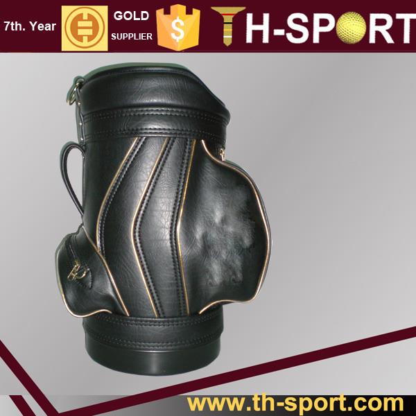 High Quality Custom Logo and Pattern Black Den Caddy Golf Bag OEM