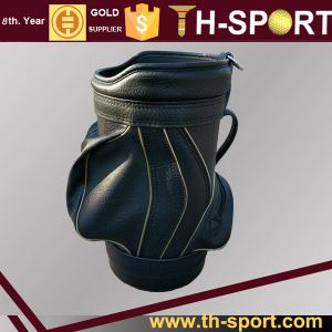 High Quality PU Leather Custom Logo and Pattern Golf Den Caddy Bag OEM