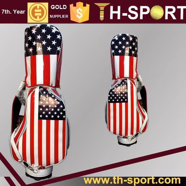 2016 New USA 9.5inch Golf Staff Bag With Rainhood