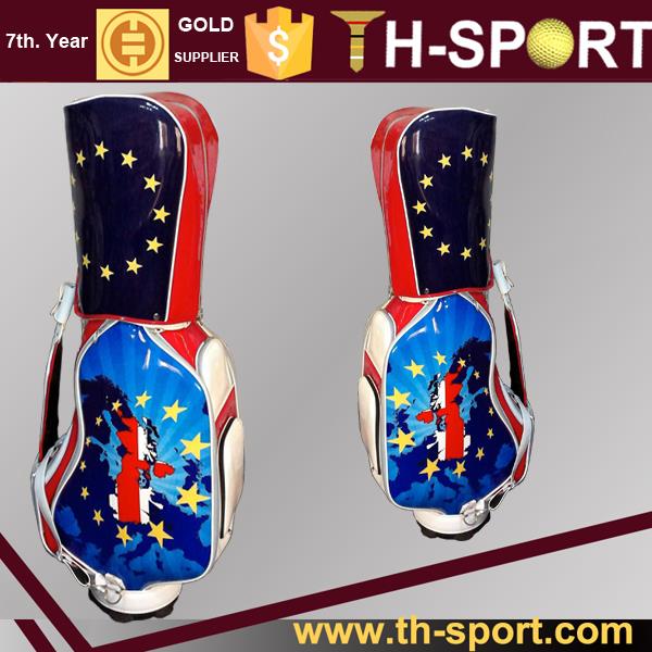 Cheap Custom Made PU Golf Staff Bag
