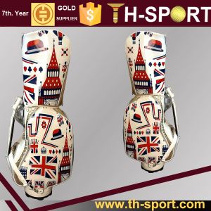 New Design White PU Golf Staff Bag Best Quality