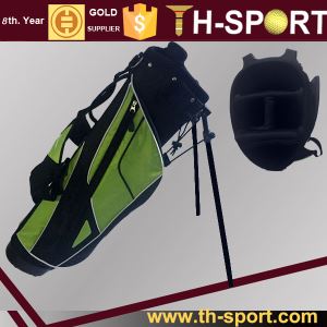 Big Promotion!!! Black Green 7inch Junior Golf Stand Bag