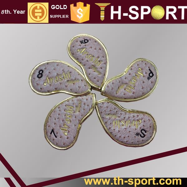 10pcs/set Ostrich Luxury Golf Iron Cover Headcover