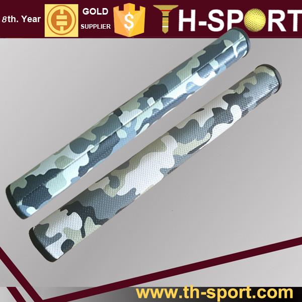 Camouflage 3.0 PU Leather Flat Cat Putter Grip
