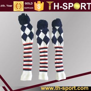 Golf New Pom Pom Knit Headcover 3pcs/set