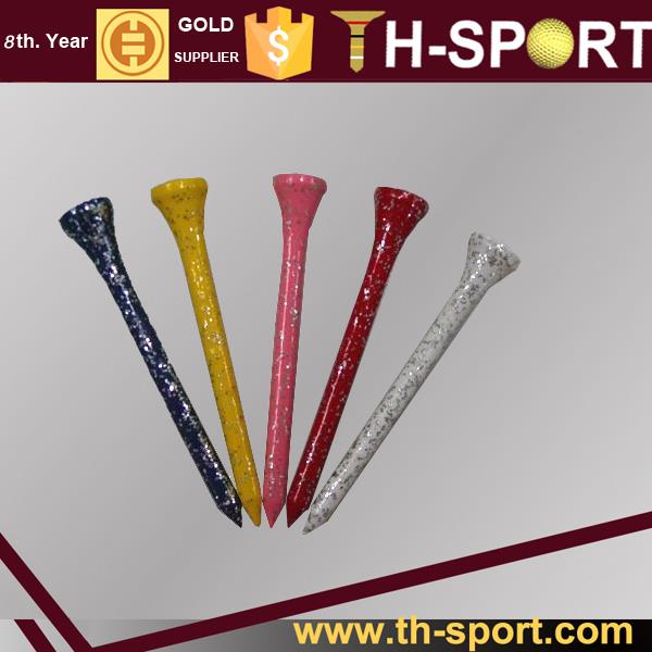 Professional Golf Tees With Shinny Cover