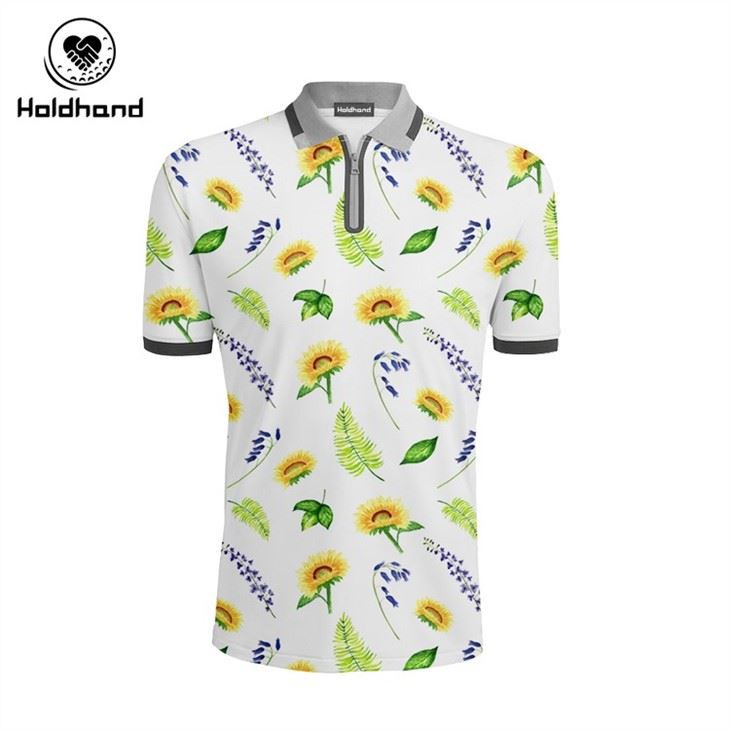 2022 HIGH QUALITY Custom Golf Polo T Shirt FOR MEN Digital Full Printing New Fashion Graphics Style