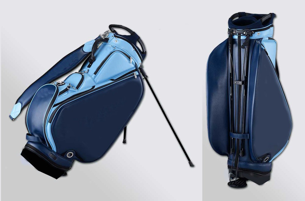 pu leather golf stand bag
