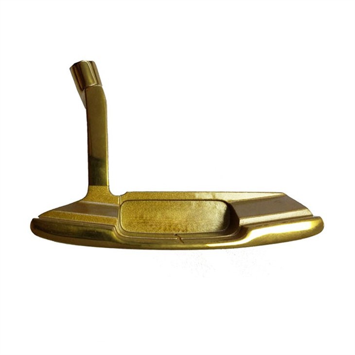 High Quality Blade Shape CNC Finishing Forged Gold Golf Putter Clubs