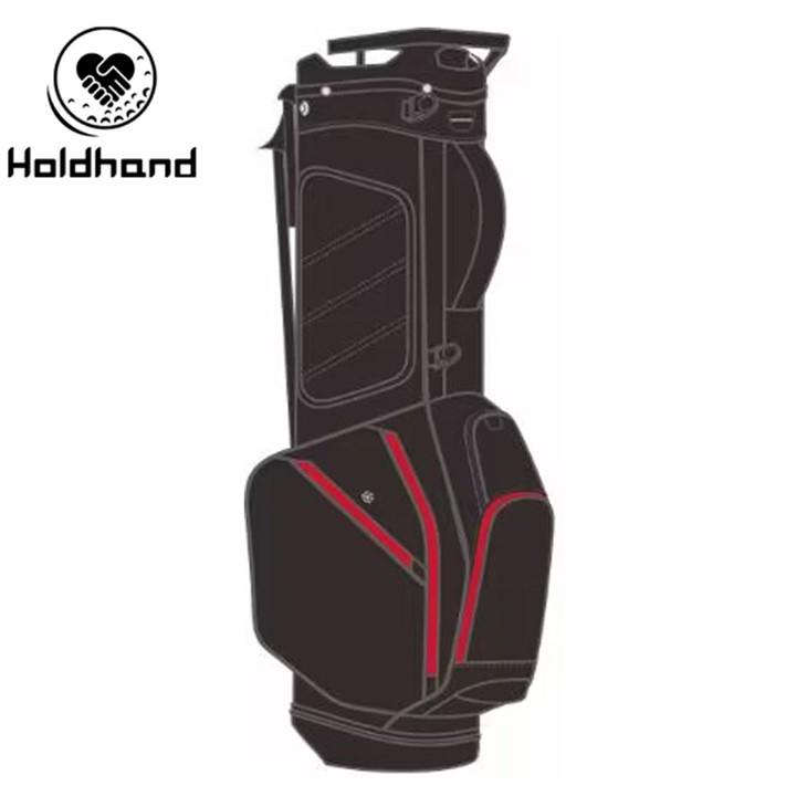 7-way Wholesale Custom Design Golf Bags Golf Stand Bags From Factory