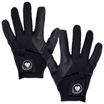 All Black Golf Leather Glove Customized Your Own Logo