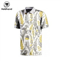 Autumn New Men's Printing Polo Wrinkle-resistant And Breathable Golf Polo Shirt