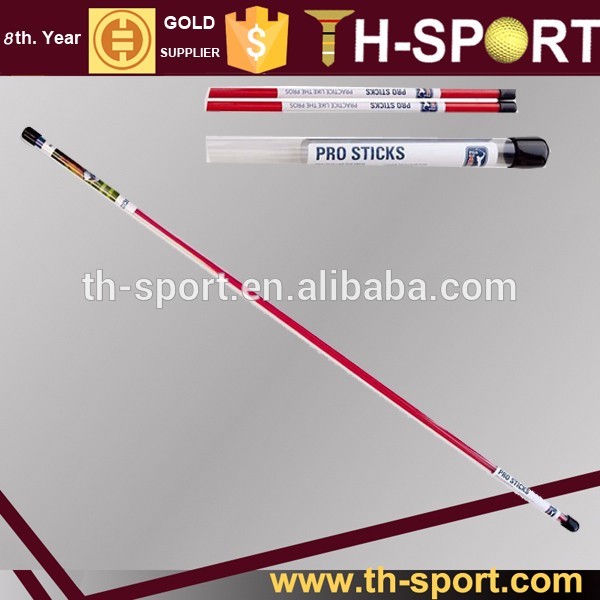 Red 2pcs Per Set Alignment Stick Golf Swing Balance Drills