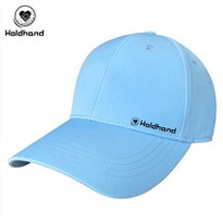 Blue Cotton Cap With Embroidery Logo