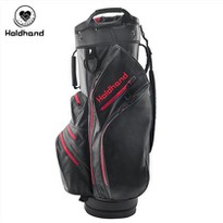 Black Red Golf Cart Bag 100% Waterproof 14-Way Divided Golf Cart Bag