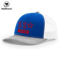 Blue Panel Print Truck Hat Golf Hat