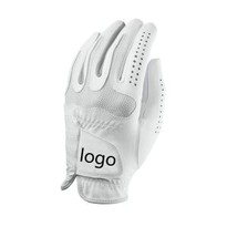 OEM Breathable Solid Color Leather Best Quality Premuim Gloves For Golfer