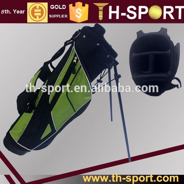 Big Promotion!!! Black Green 7inch Junior Golf Stand bag