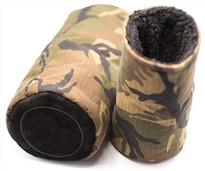 Camo Barrel Style Sherpa Interior Fashion Golf Head Cover Custom Design Available.