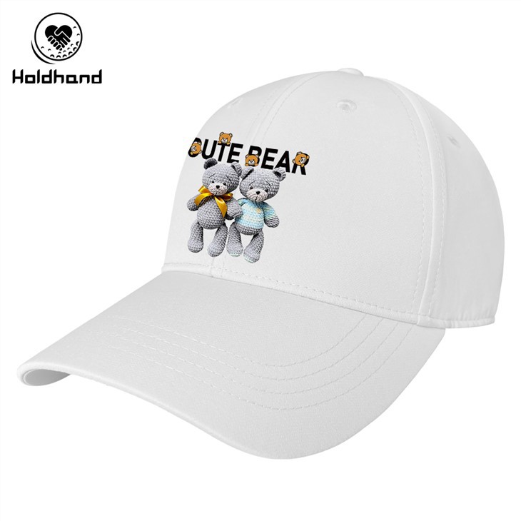 Cartoon Bear Design Custom Polyester Caps/hats Headwear Sport Caps