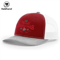 Christmas Gift Design Trucker Hat Mesh Baseball Cap Adjustable Snapback Custom