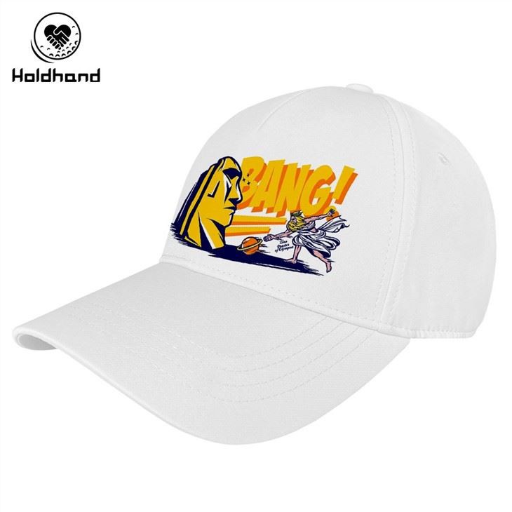 Cotton Classic 5-panel Baseball Cap, Fashion Print And Embroidery Logo