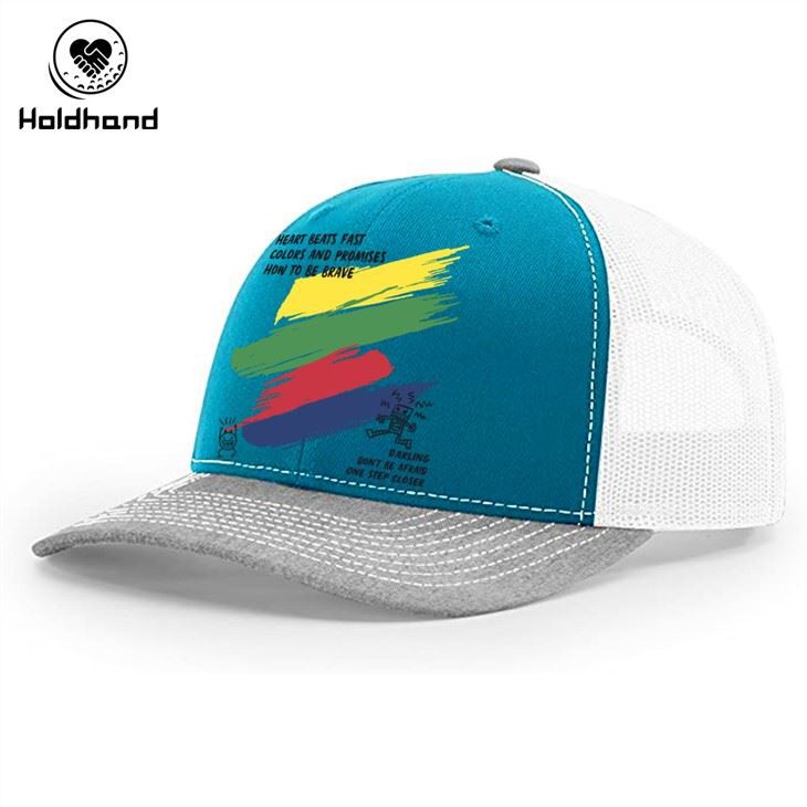 Color Printing Logo Golf Hat Truck Hat With Adjustable Back Closure
