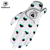 Custom Design Manufacture High Quality PU Leather Woman Fit Printing Golf Gloves