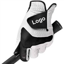 Custom Logo Fashional Design PU And Pure LeatherGolf Gloves