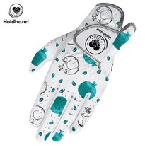 Custom Logo Golf Gloves Men Handed Golfers Golfing Gloves Cabretta Leather Custom Design Print For Glove