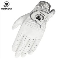 Custom Logo OEM Fashionable Design Cabretta PU Leather Golf Glove