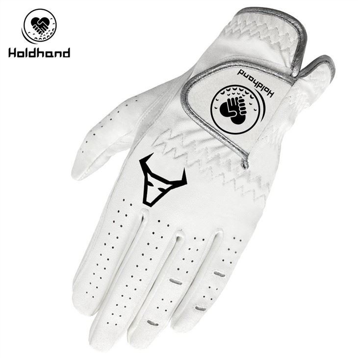 Custom Logo Of Pale Purple Rose Printed Sheepskin Mixed With PU Leather Gloves