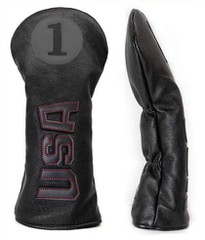 Custom Luxury Golf Headcover PU Leather Golf Driver Headcover