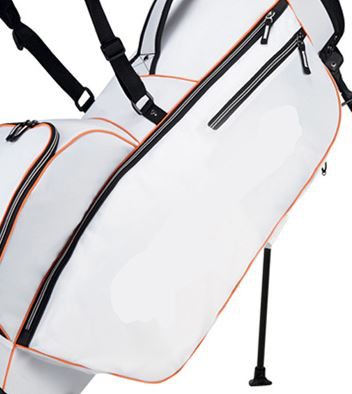 Elegant White Custom Logo Stand Golf Bag