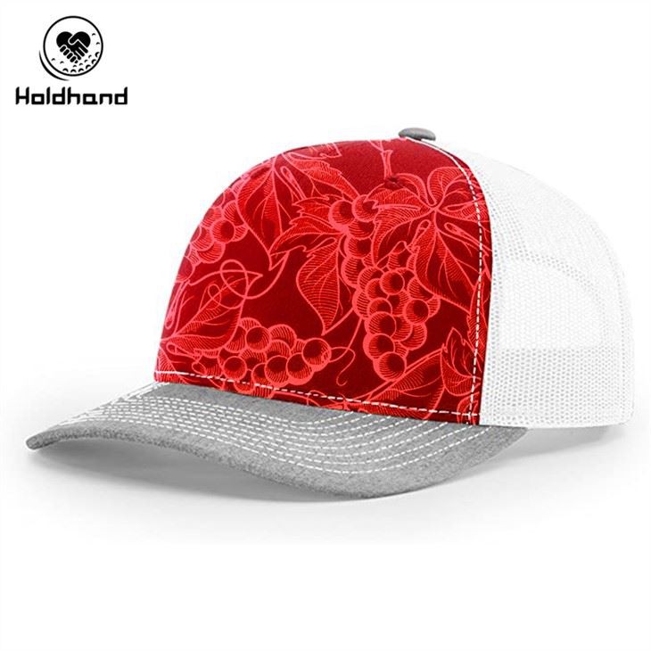 Embroidery Logo 5 PANEL Printing Pattern Design HIGH QUALITY Golf Caps Custom