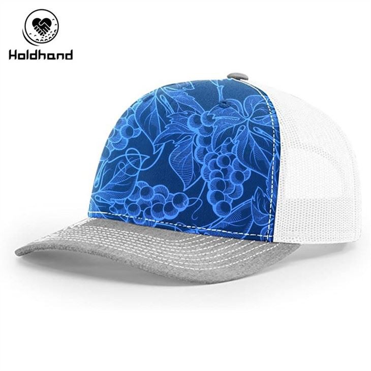 Embroidery Logo 5 PANEL Printing Pattern Design HIGH QUALITY Golf Caps Custom