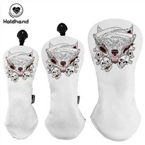 Factory Price Fashion Design Golf Custom Logo PU Leather OEM Driver Head Cover