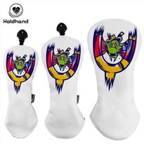 Factory Price Golf Custom Logo Highlight Design PU Leather OEM Driver Head Cover