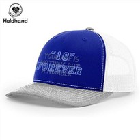 Fashion Design 2002 Hot Selling Trucker Hat Mesh Baseball Cap Adjustable Snapback Custom English Letter Pattern Design