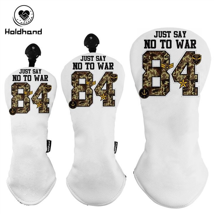 Fashion Design PU Leather Driver Wood Head Cover Custom Logo OEM