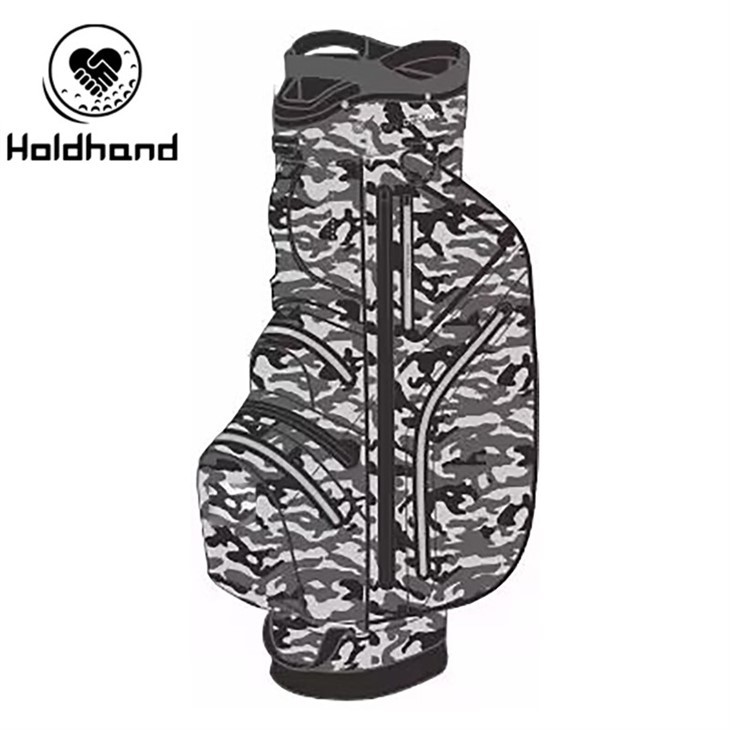 Feather-lite Golf Organizer With 15-tier Club Categorization, Isolated Putter Cubby, Seven Hexagonal Accessory Vaults, Hydro-cool Beverage Case, Posture-perfecting Strap, And Weather-lock Lid.