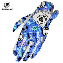 Football Art Printing Wholesaler Ladies & Mans Golf Gloves Custom Color PU Synthetic Leather