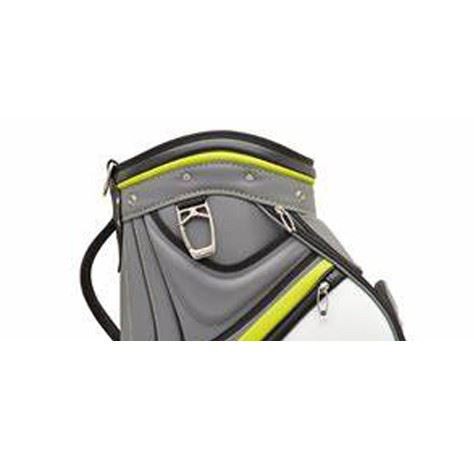 Glass PU Leather 9.5*35 Inches 5 Way Top Golf Staff Tour Bag