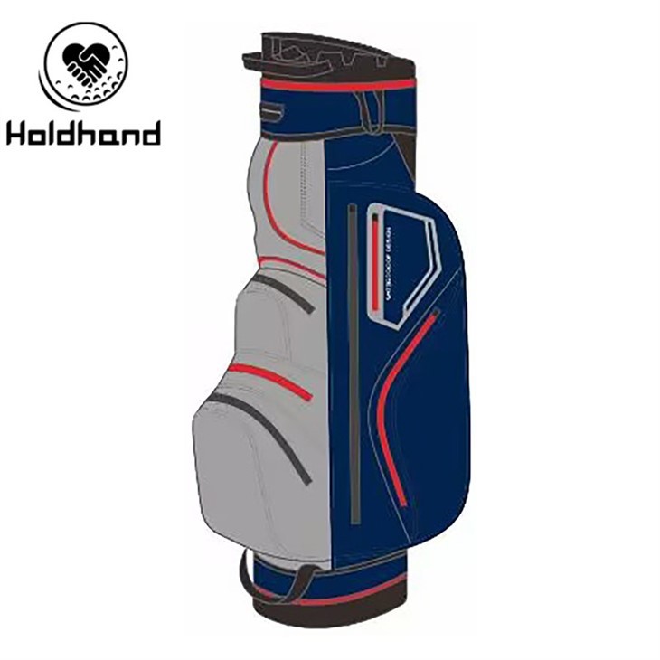 Golf Cart Bag, Urban Camo/Grey/Black/Red/Blue