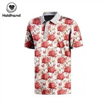 Golf Polo -shirts High Quality Heat Transfer Printing Logo Wholesale Custom Logo Free Design Made in Vietnam Clothing