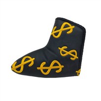 Golf Putter Cover With US Dollars Symbol Embroidery Blade Golf Cover
