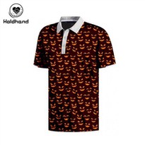Halloween Festival Gifts Fitted High Quality Polo T Shirts Short Sleeve For Man & Woman