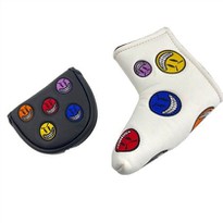 High Quality Custom Emoji Mallet & Blade Golf Putter Head Cover